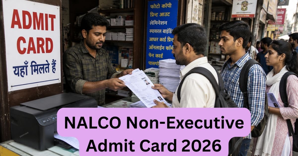 NALCO Non-Executive Admit Card 2026