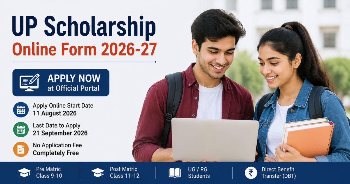 UP Scholarship Online Form 2026-27