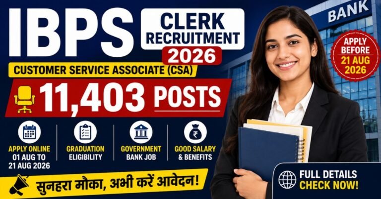 IBPS Customer Service Associate Recruitment 2026