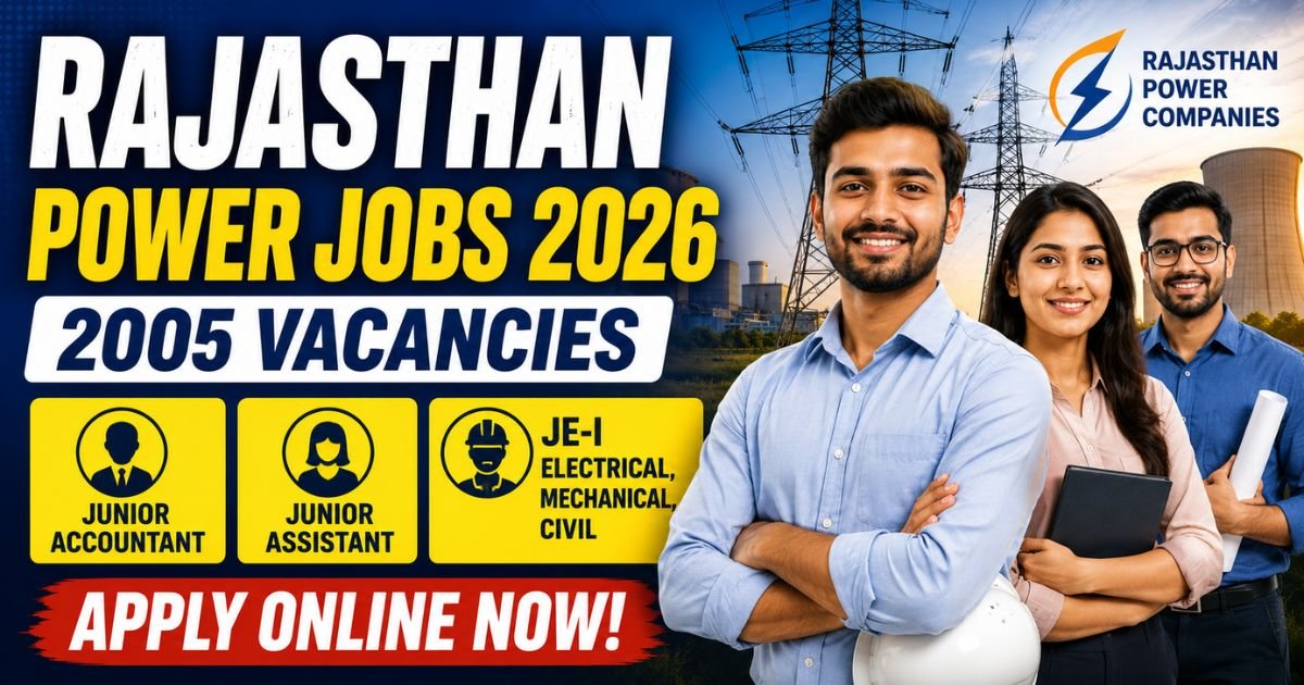 Rajasthan Power Companies Recruitment 2026