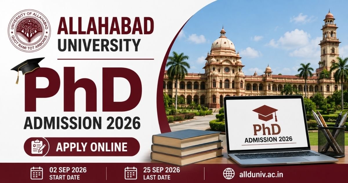 Allahabad University PhD Admission Form 2026