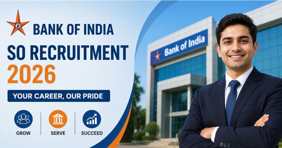 Bank of India SO Recruitment 2026