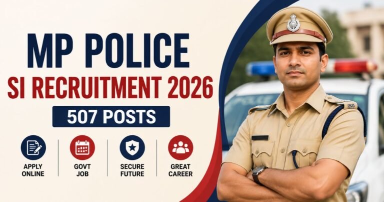 MP Police SI Recruitment 2026