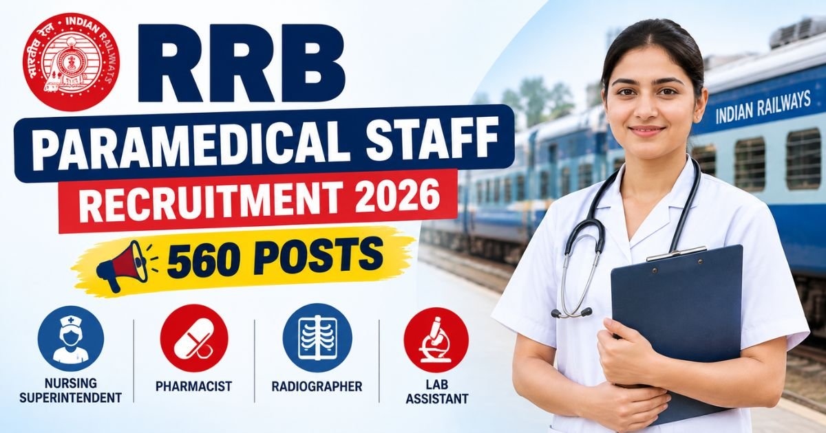RRB Paramedical Staff Recruitment 2026