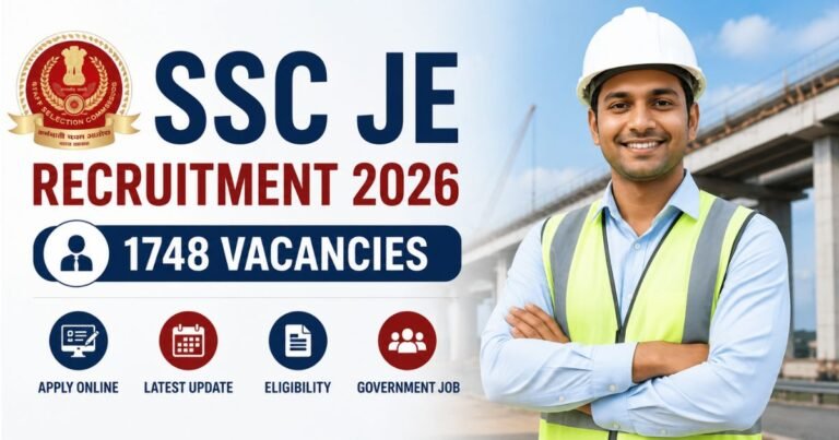 SSC JE Recruitment 2026